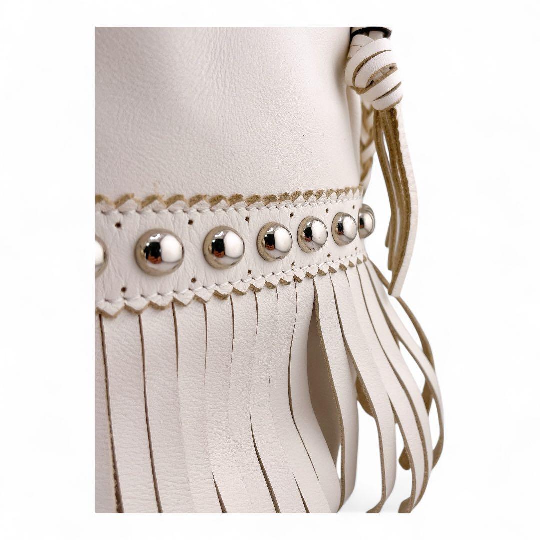 J&M DAVIDSON フリンジカーニバル ホワイト スタッズ