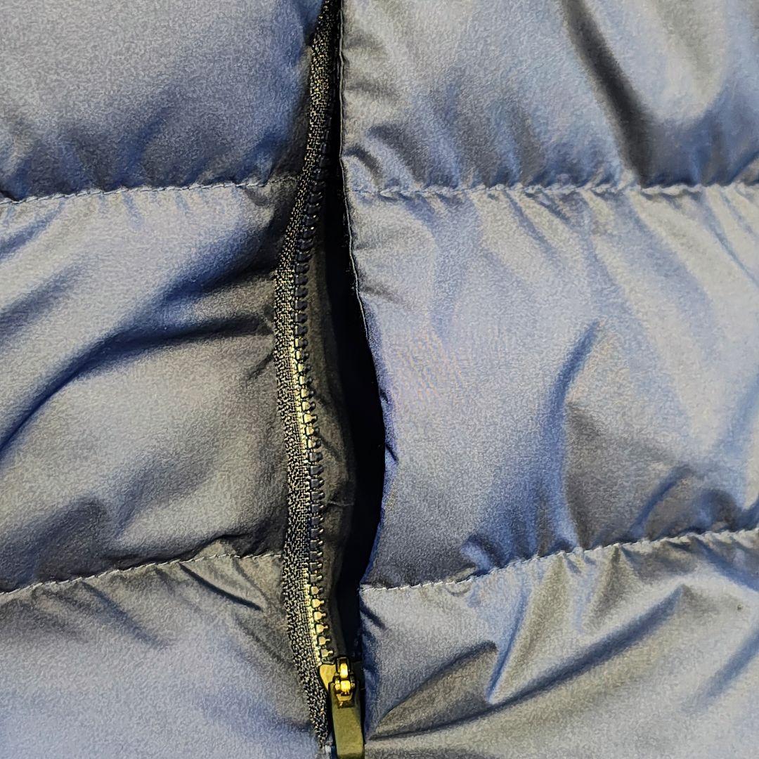 美品 NIKE ナイキ ロングダウンフィルコート ベンチコート XL ネイビー