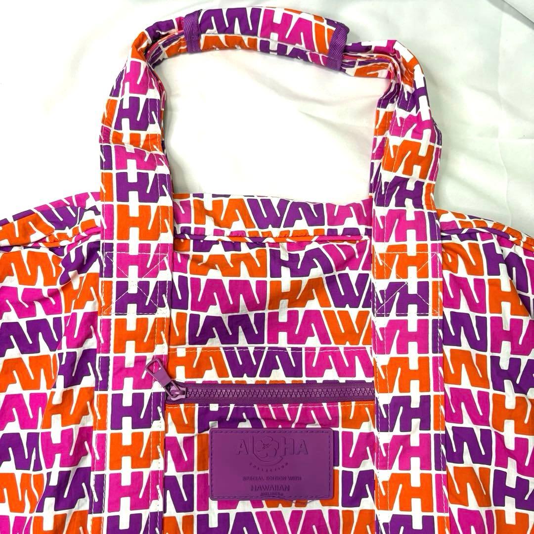 ホ*能様 【公式完売品】ALOHA ハワイアン航空　コラボ　ボストンバッグ　希少
