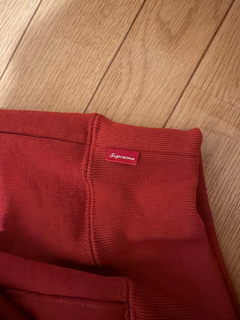 Supreme Satin Applique Hooded Sweat Sサイズ