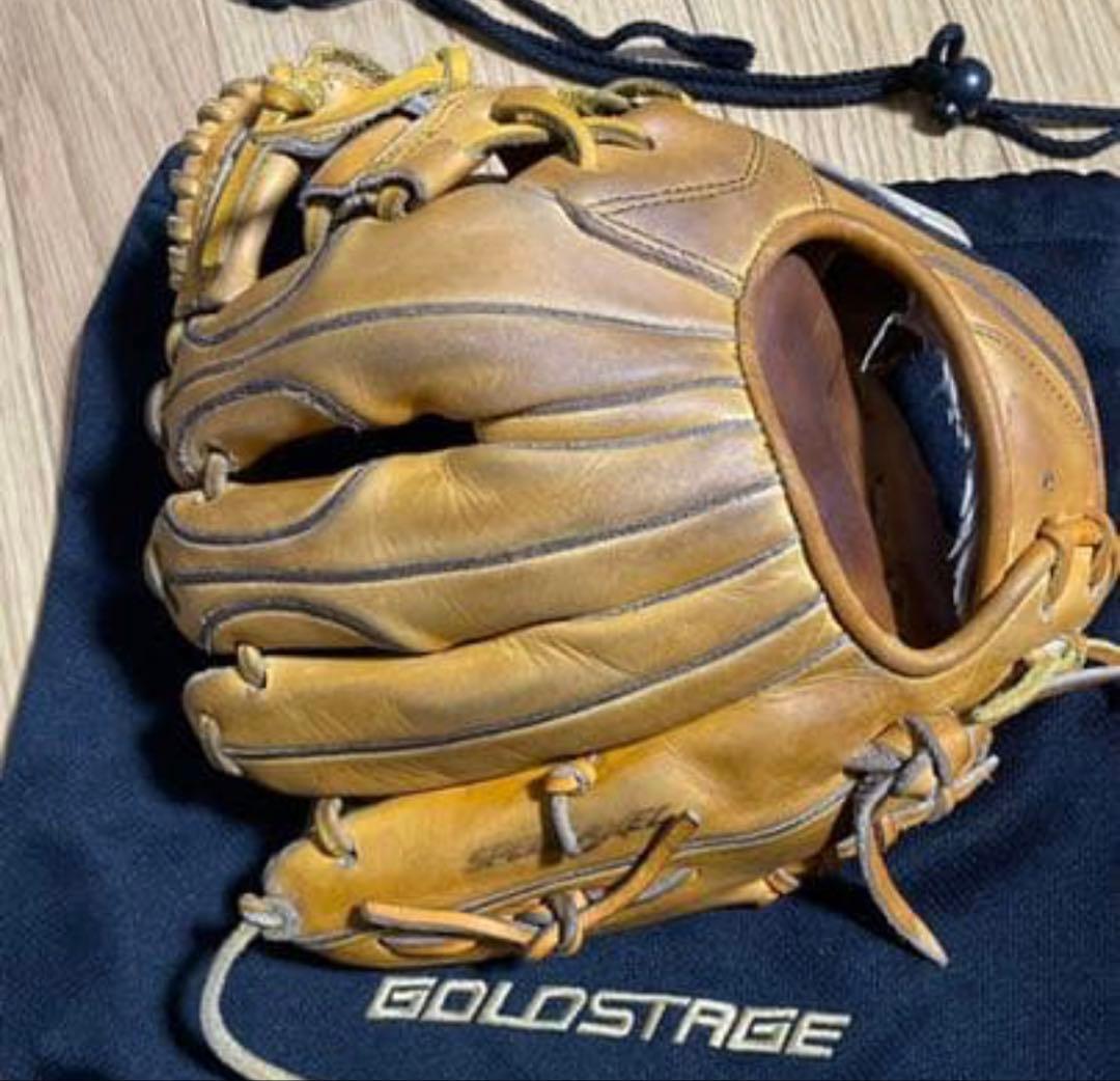 アシックス硬軟式内野手用グラブ