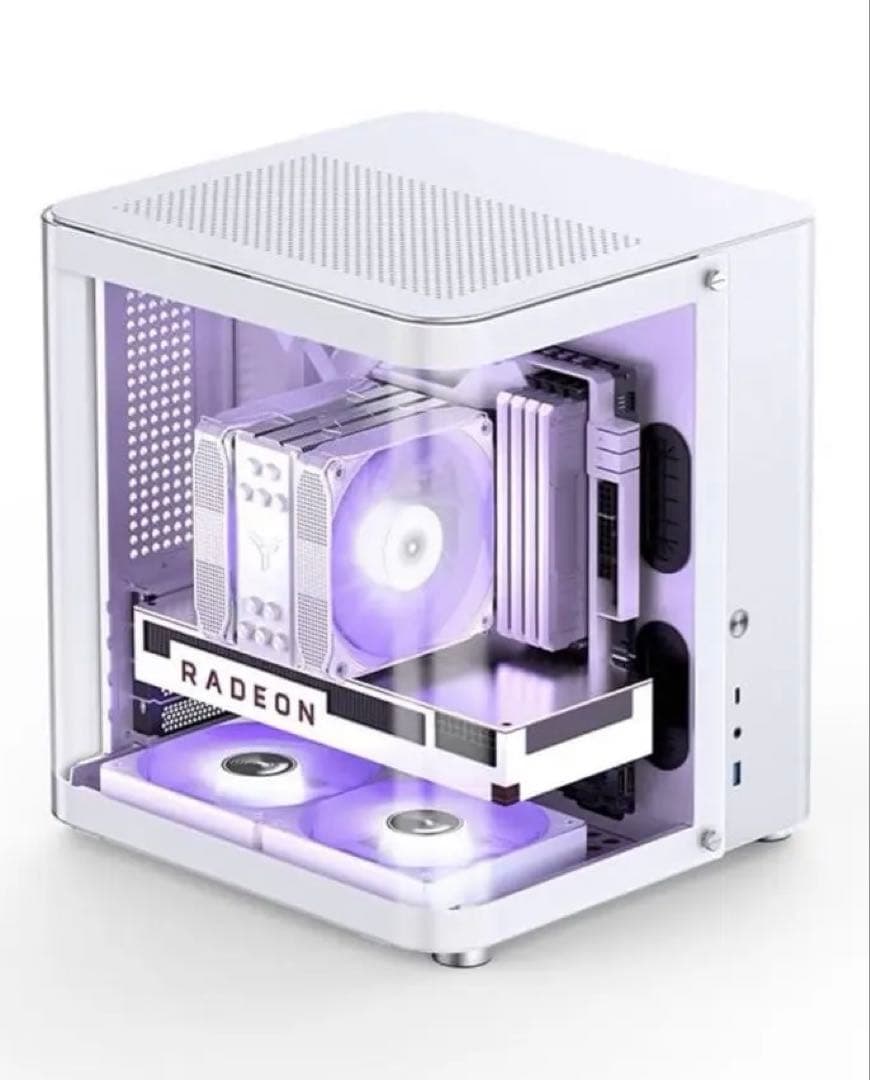 B*M様 PCケース JONSBO TK-1 デュアルサーフェス側透M-ATX/