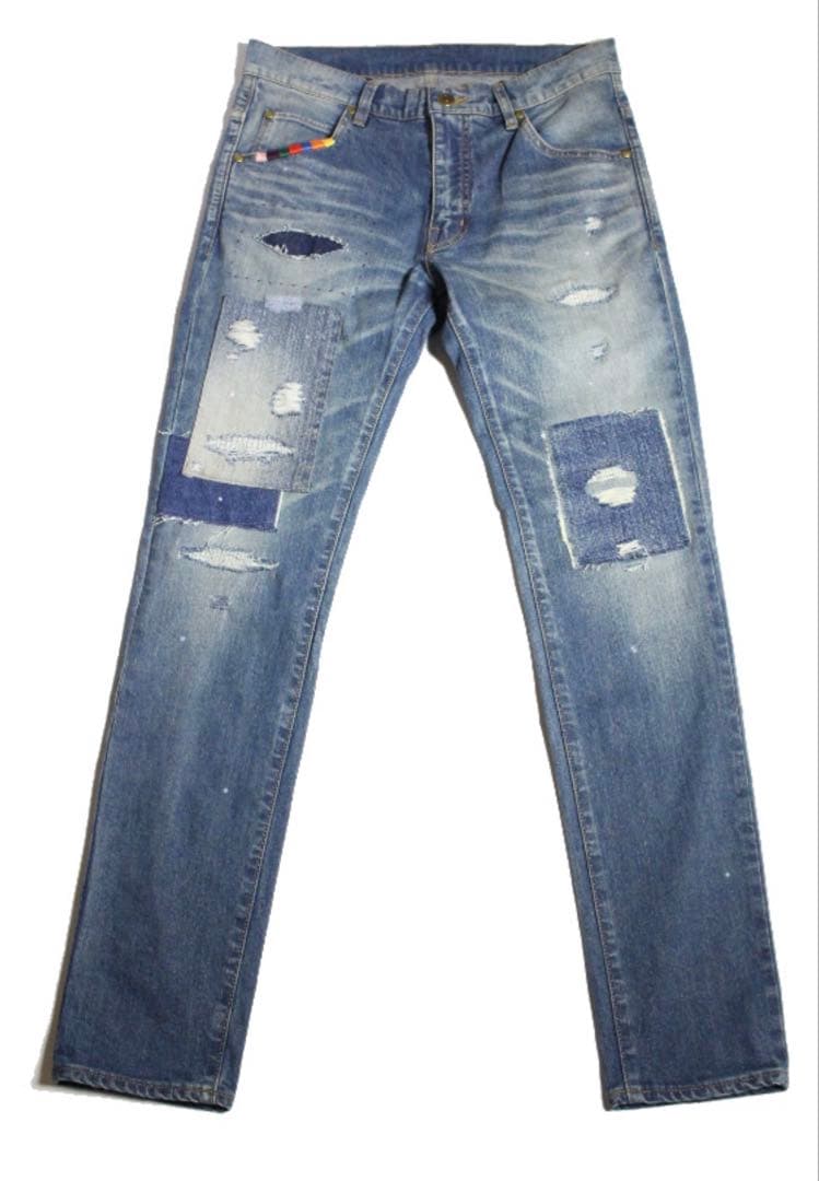 1piu1uguale3 RAINBOW 9TAPERED デニム