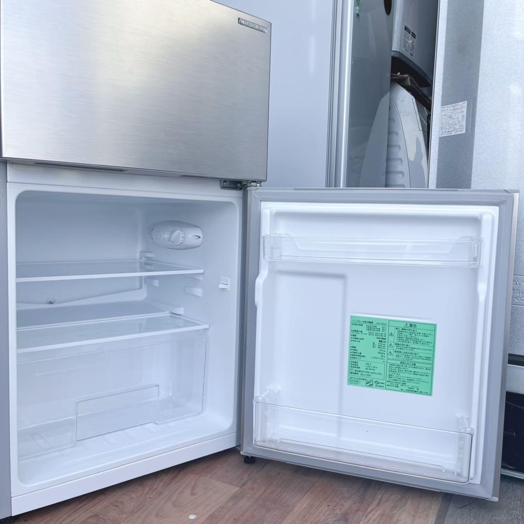 取付無料！安心のヤマダ電機！一人暮らし スタイリッシュシルバーコンパクト冷蔵庫！