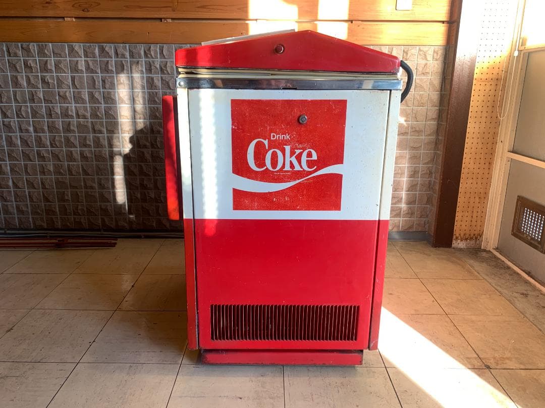 引き取り限定　昭和レトロ　レア　コカ・コーラ自動販売機冷蔵庫