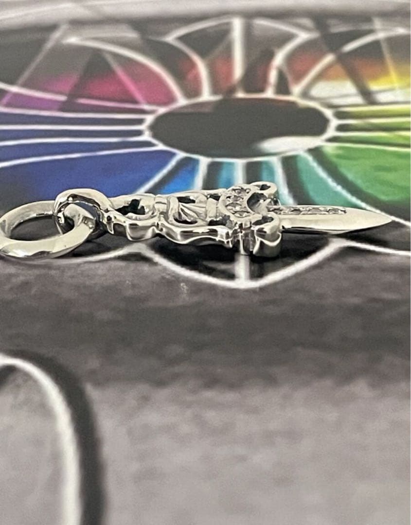 須*樹様 クロムハーツ　ダガー　チャーム　スターリングシルバー925 カスタムパ