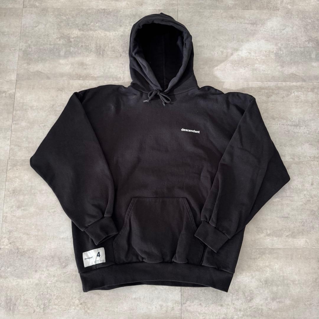 DESCENDANT パーカー ブラック　24AW