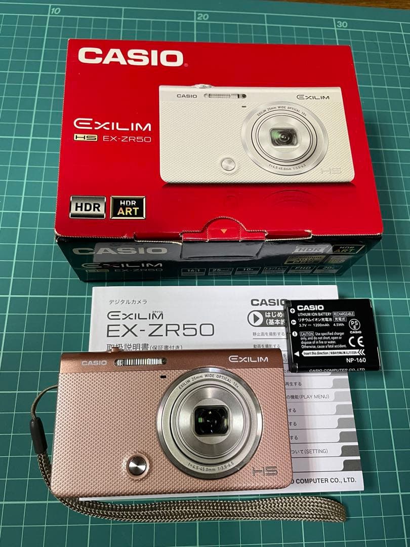 [レンズエラー ジャンク品]CASIO EXILIM EX-ZR50 ピンク