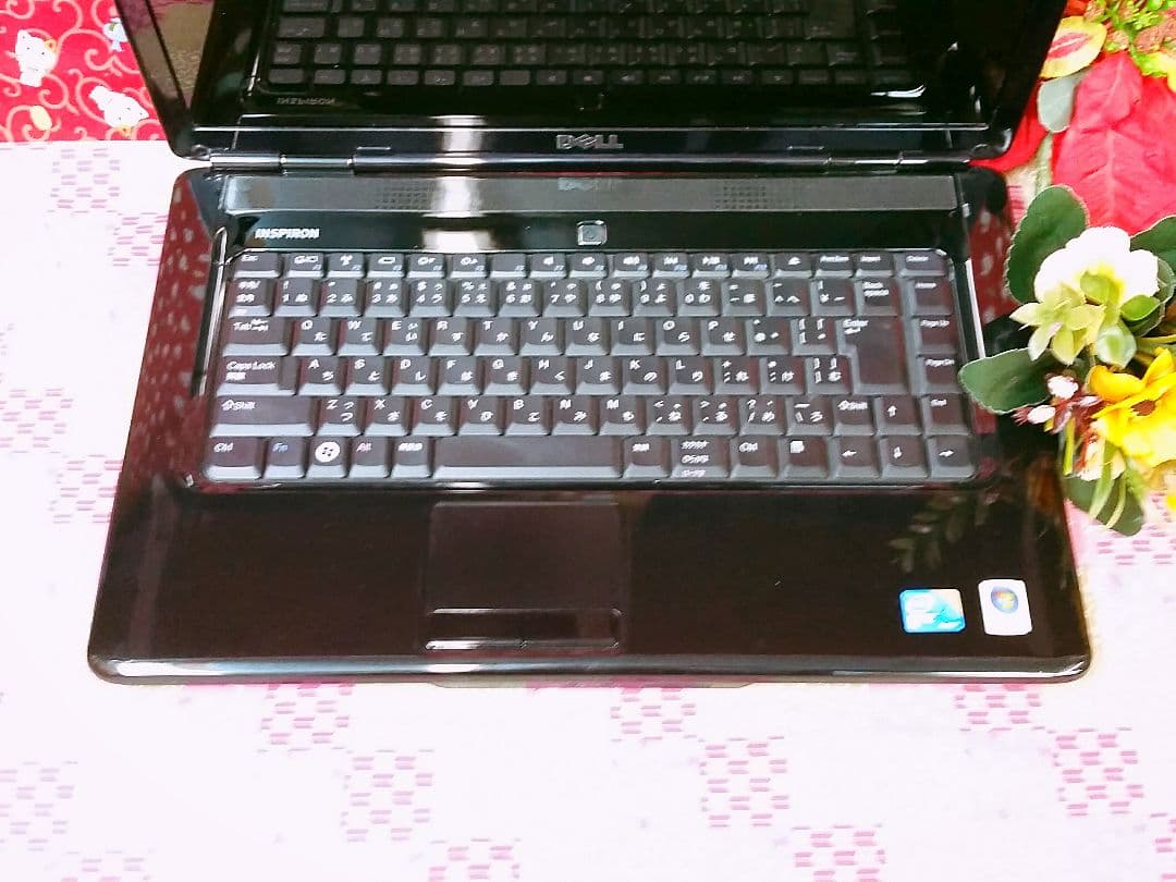 DELL PC HDD大容量320GBを搭載！ブラックノートパソコン!Win10