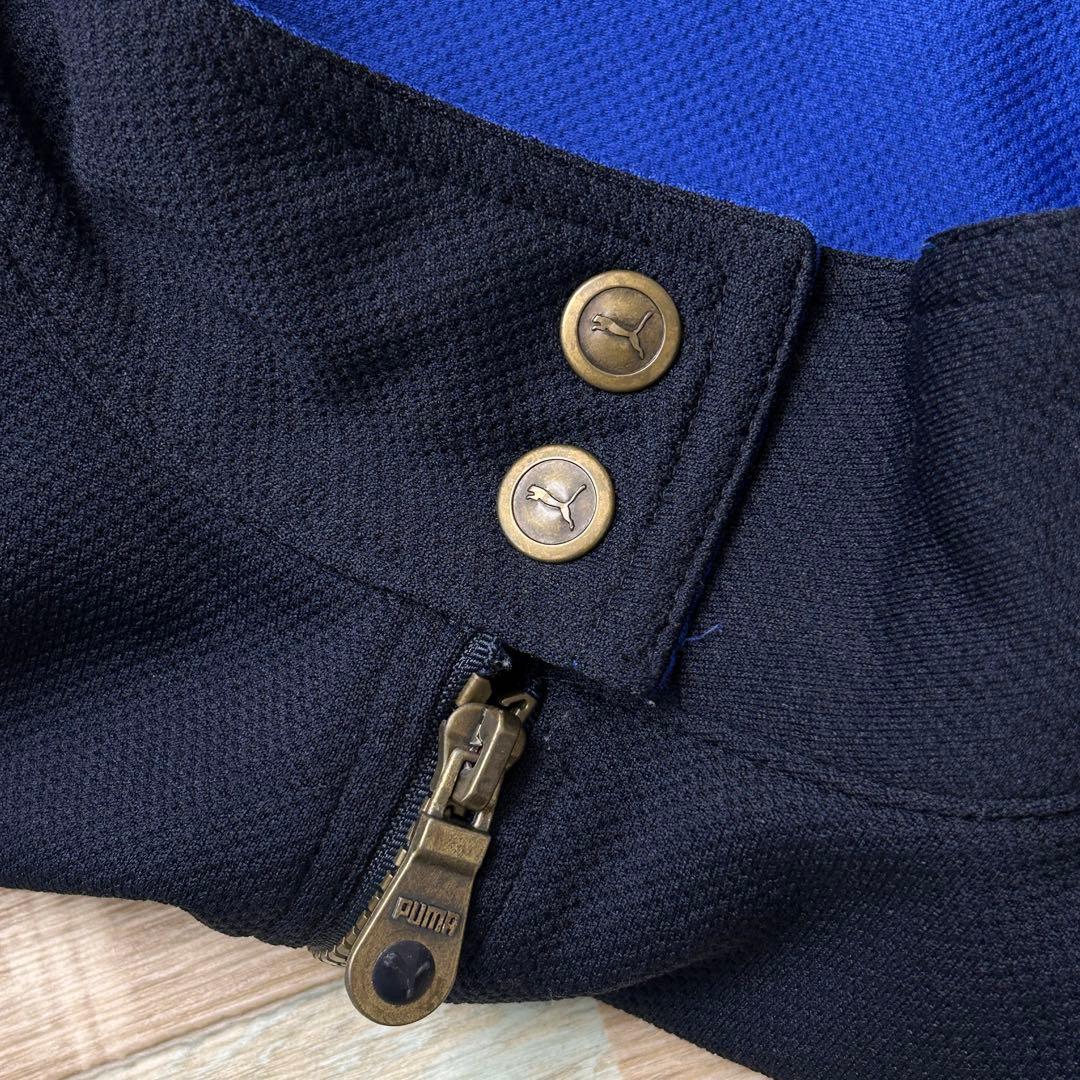 PUMA プーマ ジャージ セットアップ トラックジャケット レトロ L 紺