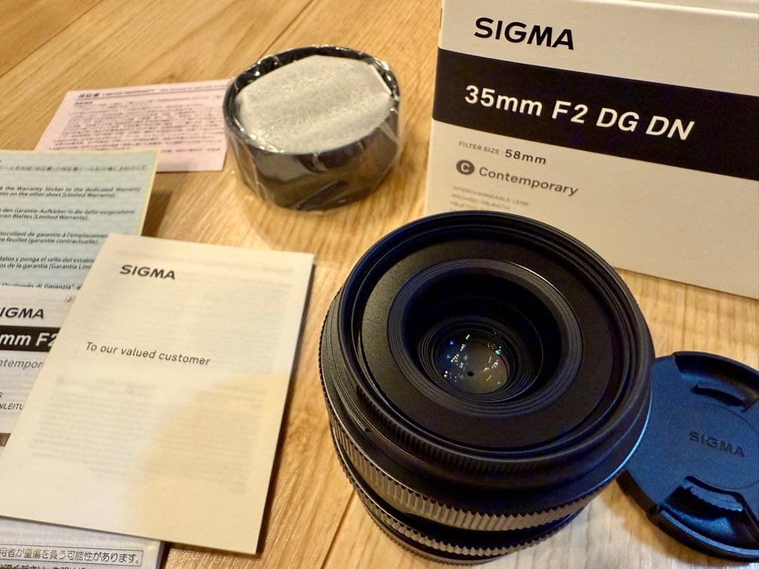 SIGMA 35mm F2 DG DN レンズ Lマウント