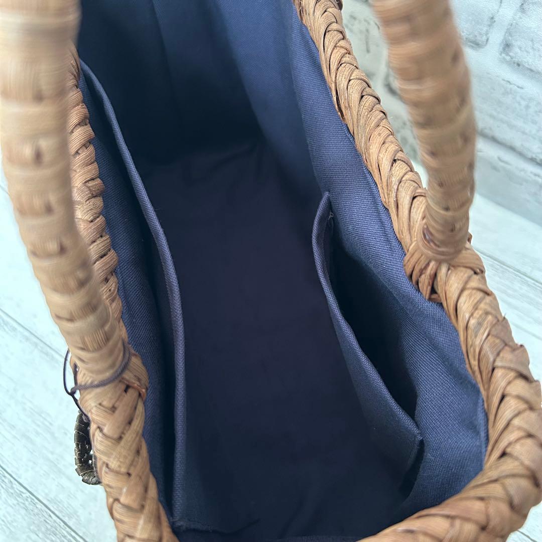 最高級山葡萄かごバッグ　山形県産　一番皮のみ使用　国産