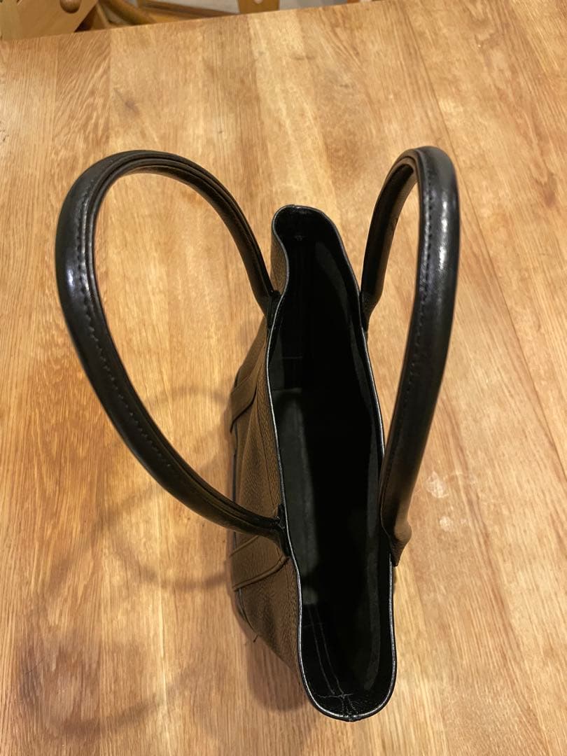 クロムハーツ　ブラック レザー ミニトートバッグ　インボイス付き！