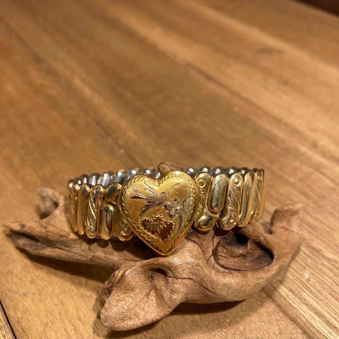 USヴィンテージ　スイートハートブレスレット　ジュエリー　スウィート米軍海軍