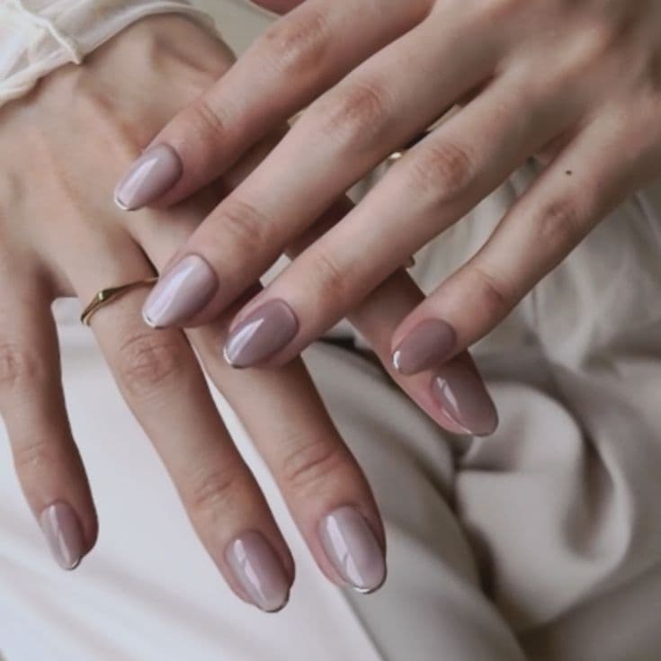 evernail エバーネイル チップ Peach Tea ラウンドショート