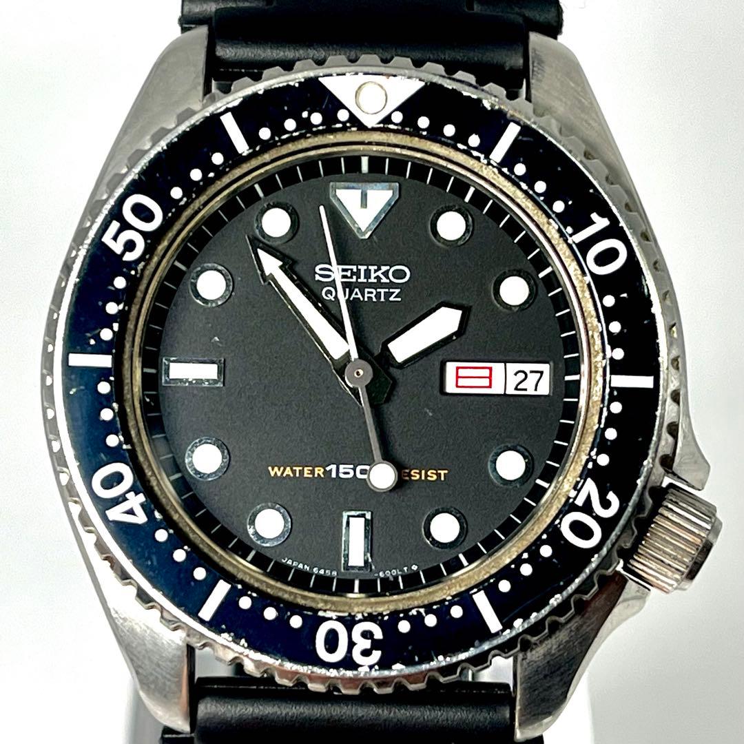 【稼働品】セイコー ダイバーズウォッチ 腕時計 デイデイト 6458-6000