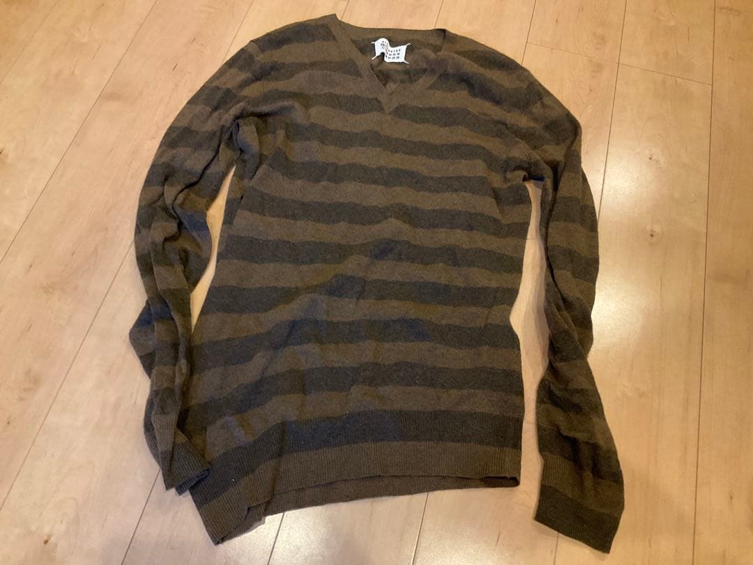 マルジェラ　ボーダーニット