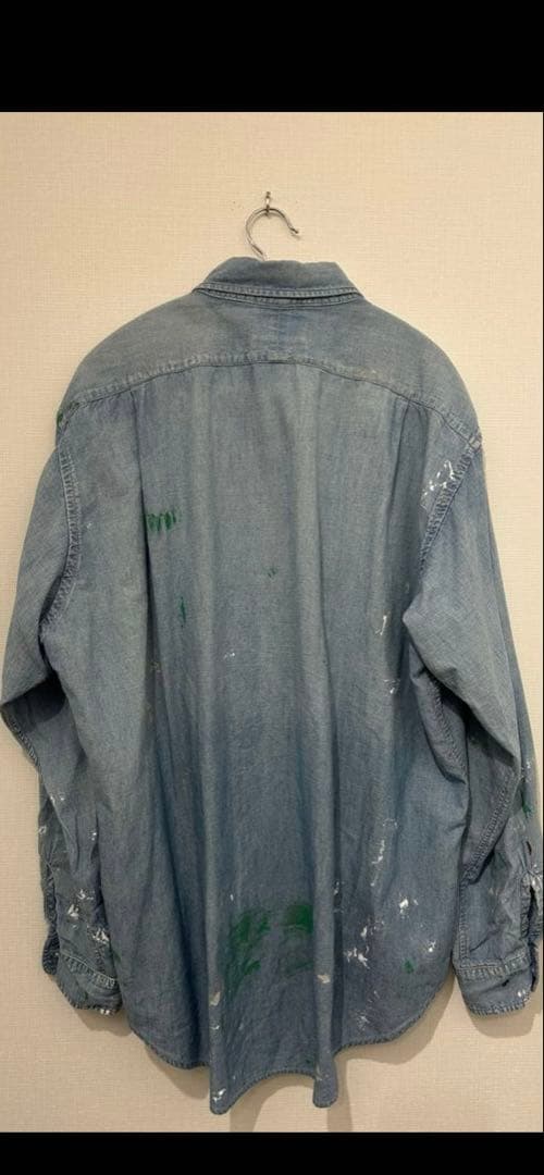 H*o様 BOWWOW デニムシャツ ペイント加工