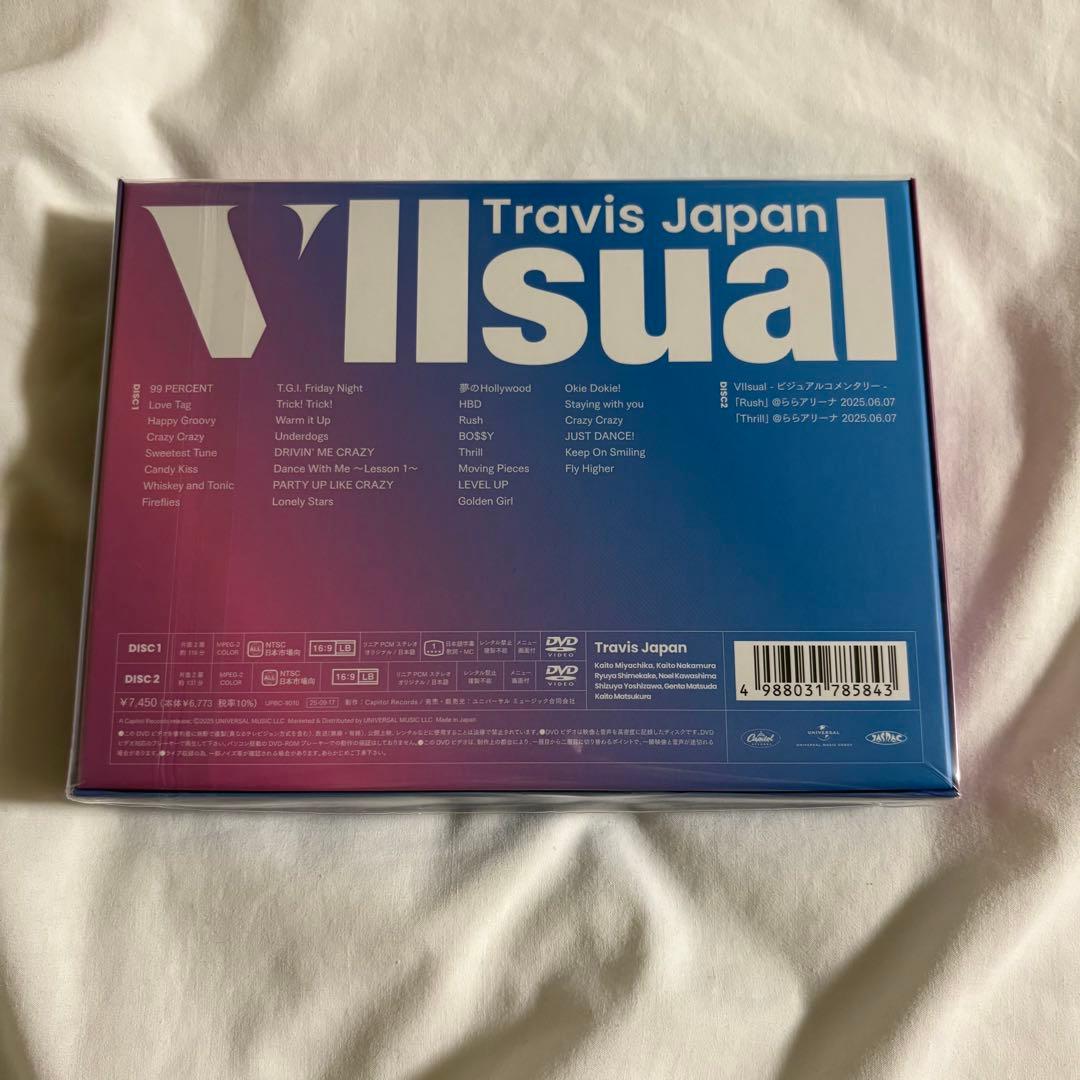 TravisJapan ライブDVD VIIsual 完全生産限定盤