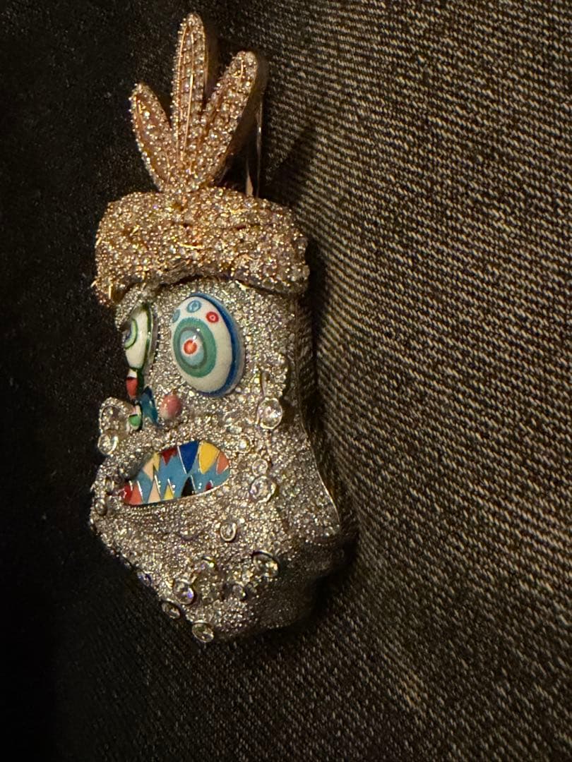 Travis scott 着用 UTOPIA ジーザス ネックレス Iced