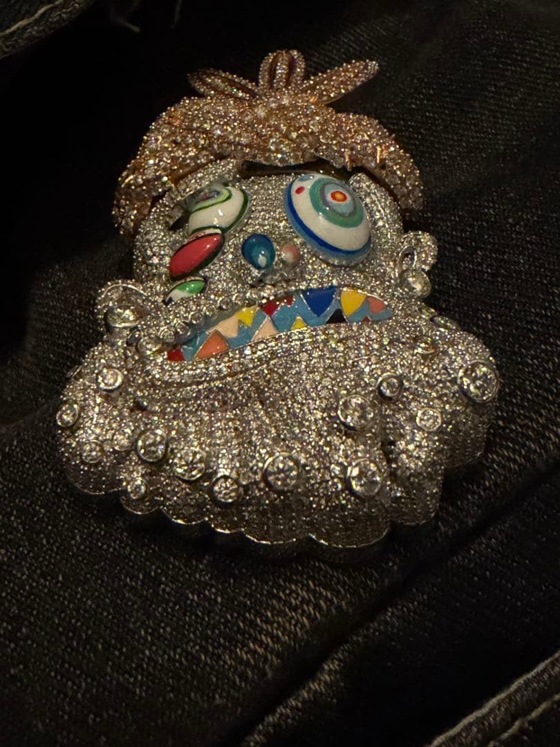 Travis scott 着用 UTOPIA ジーザス ネックレス Iced