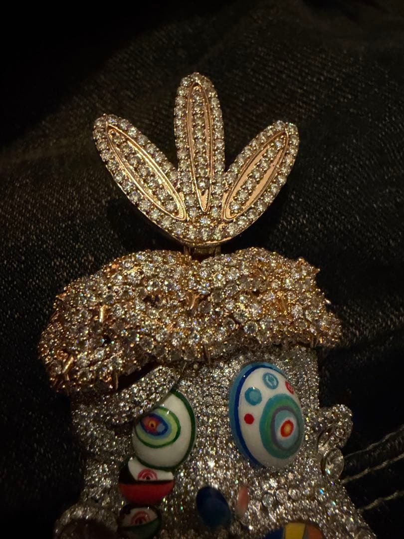 Travis scott 着用 UTOPIA ジーザス ネックレス Iced