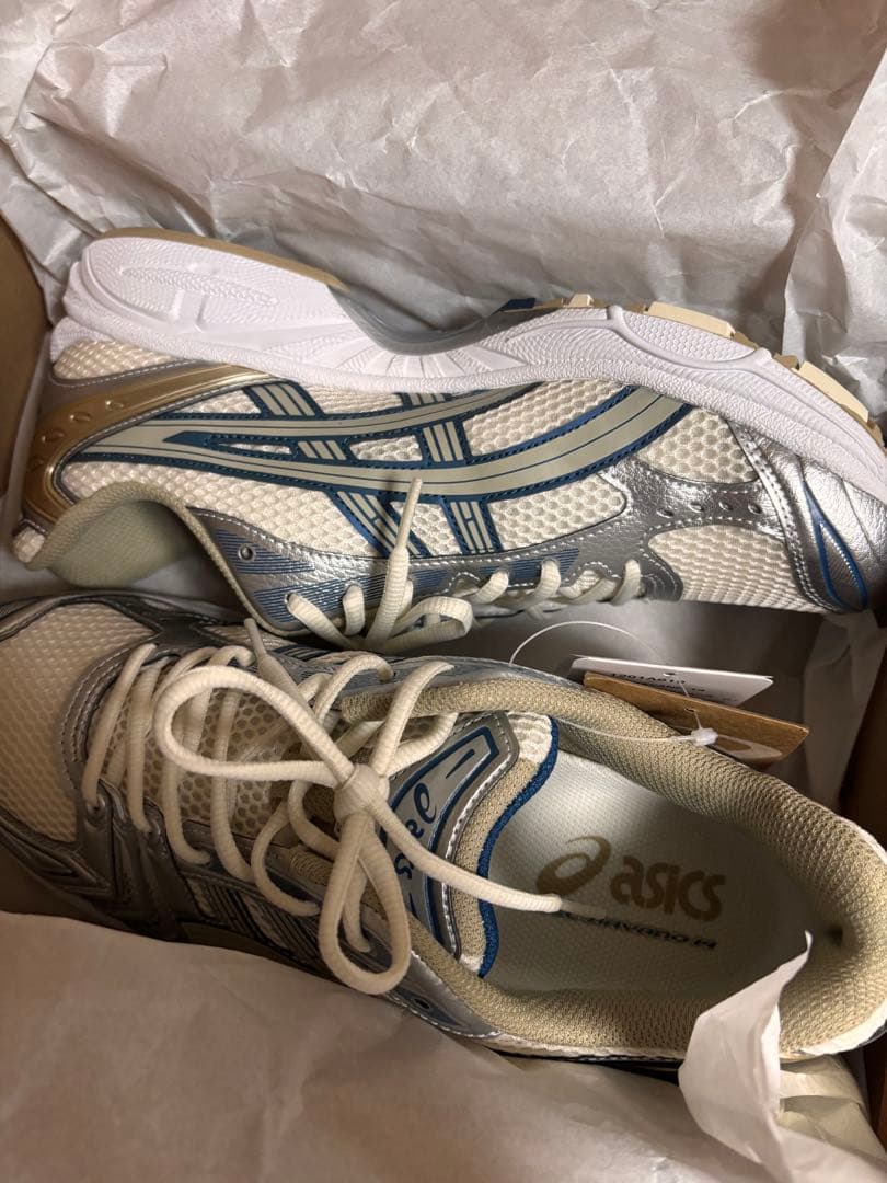 サ*キ様 Asics Gel-Kayano 14 ゲルカヤノ クリーム シルバー