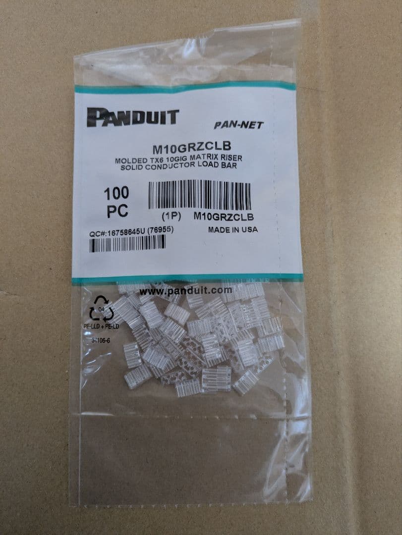 パンドウイット カテゴリ6A SP6X88-C 2箱分（200個）未使用