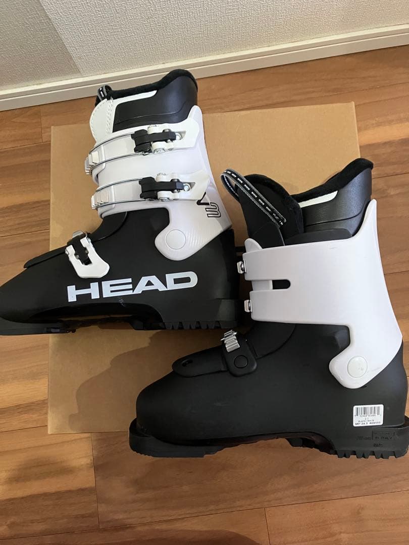 HEAD ジュニアスキーブーツ　ブラック×ホワイト　サイズ24.5