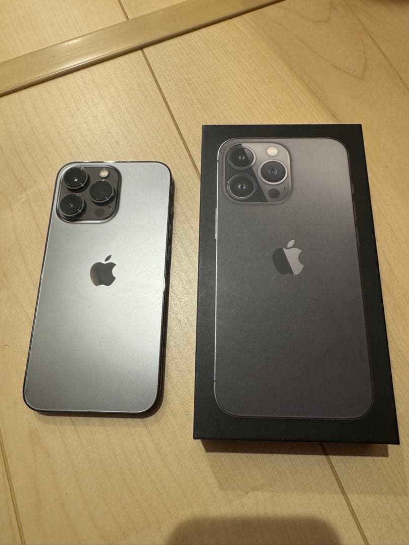 【美品】 iPhone 13 Pro グラファイト256GB 未使用付属品あり