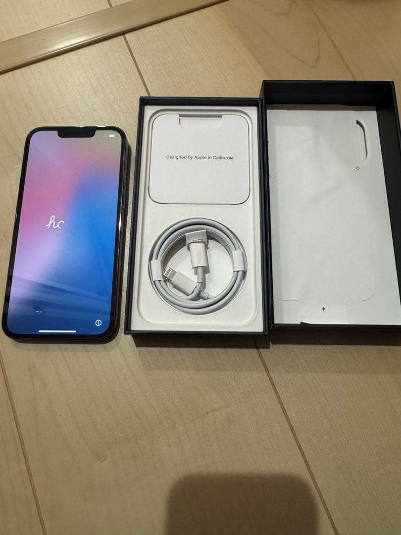 【美品】 iPhone 13 Pro グラファイト256GB 未使用付属品あり