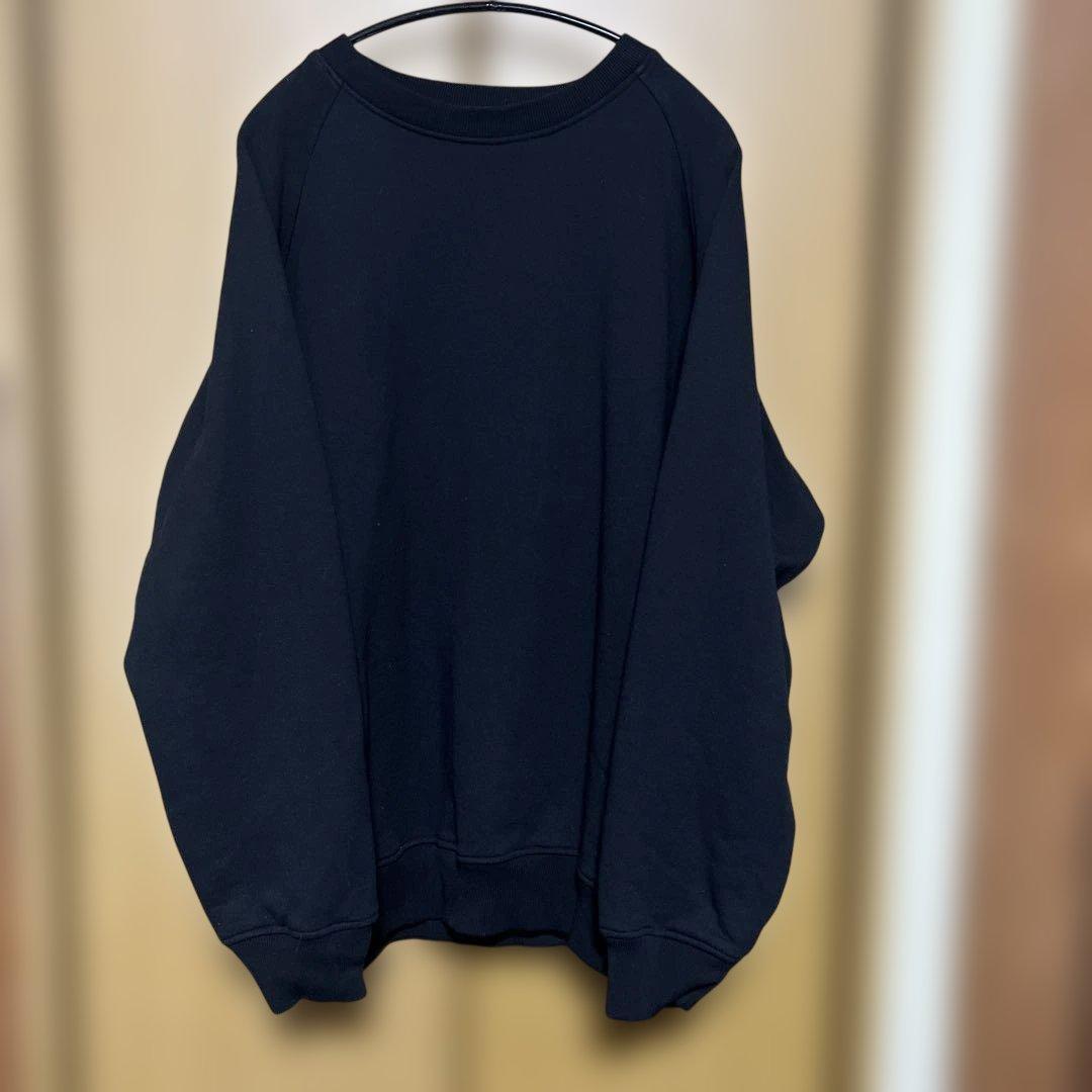 COMOLI コットン裏毛クルーネック サイズ3