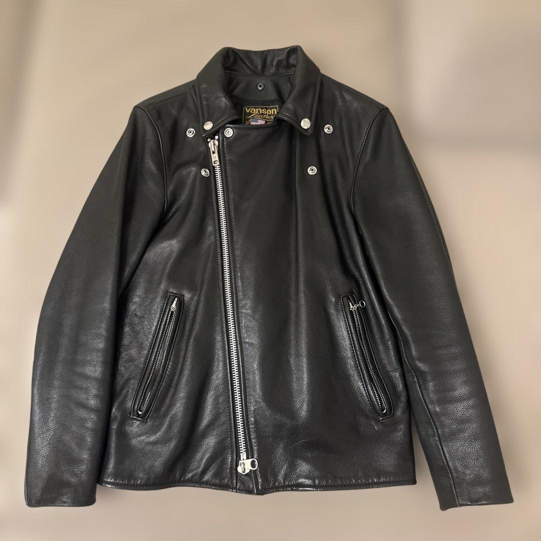 【別注】Vanson Leathers C2 ライダース ジャケット 36