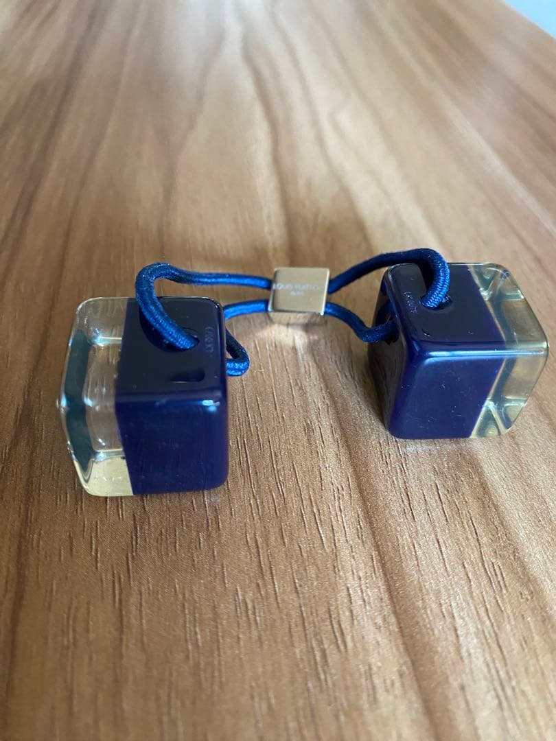 LOUIS VUITTON ヘアキューブ ゴム 2個セット ブラウン ネイビー