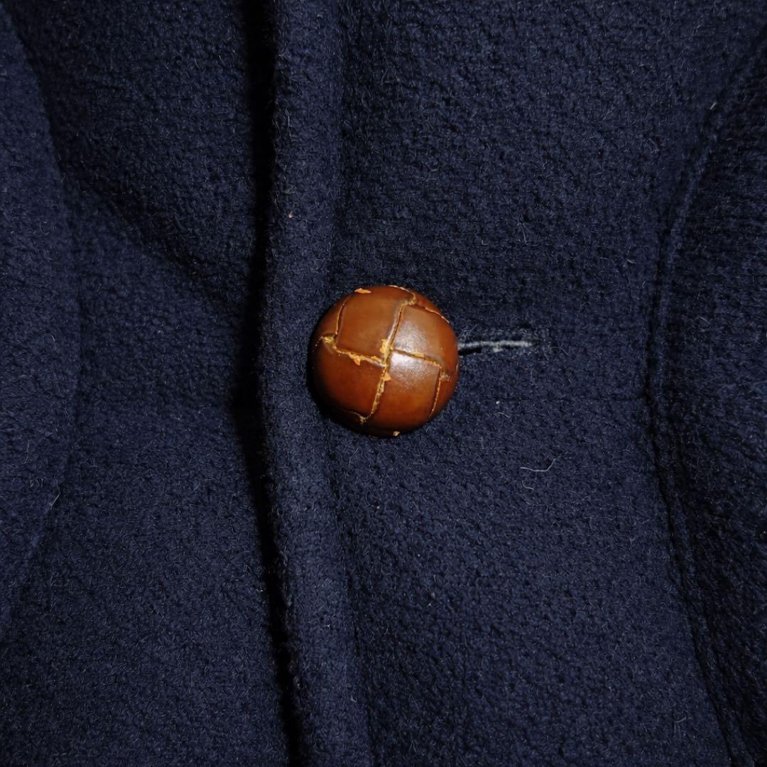 danton BEAMS別注 40サイズ ウールモッサ ネイビー フード ダウン