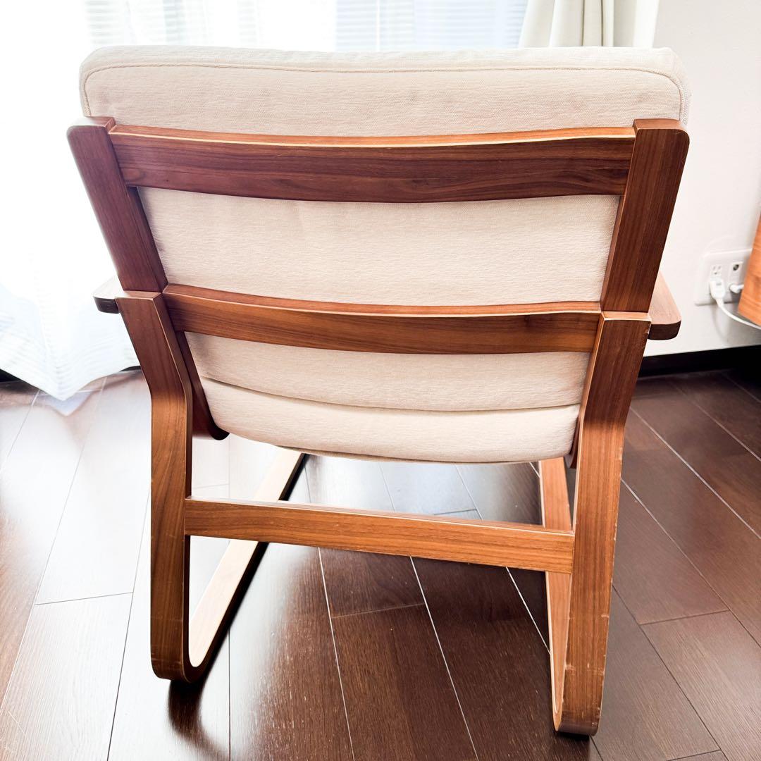 無印良品 リビングでもダイニングでもつかえるソファチェア・ウォールナット材