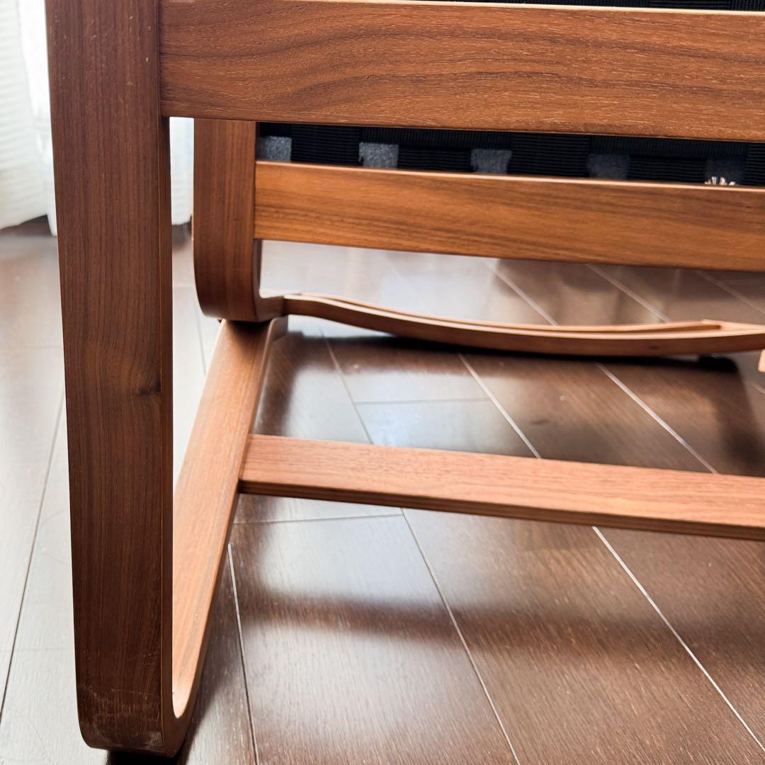 無印良品 リビングでもダイニングでもつかえるソファチェア・ウォールナット材