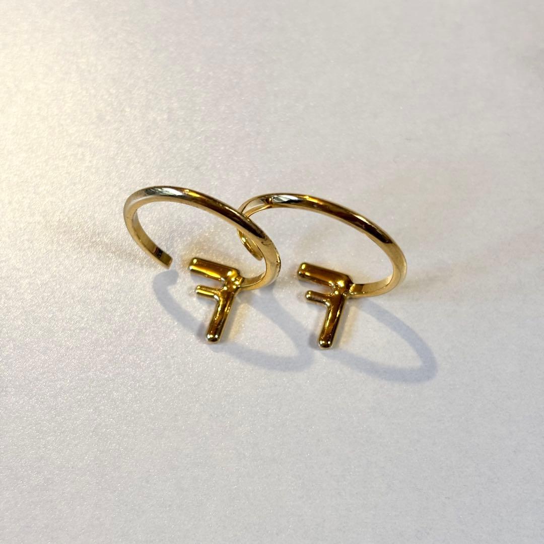 FENDI フェンディ FF リング M