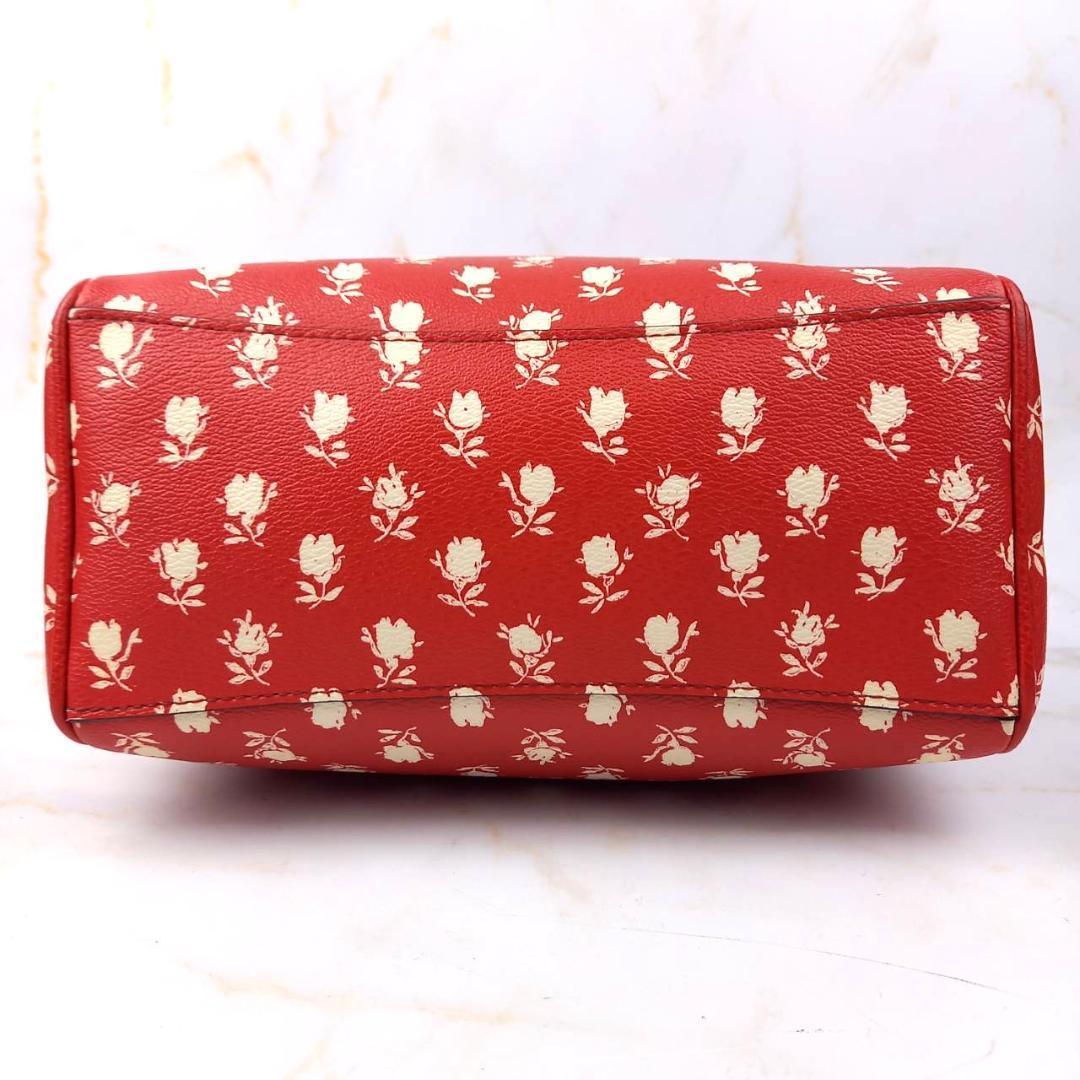 ✨良品✨ コーチ ミニボストン ショルダーバッグ ミニベネット 2way 花柄