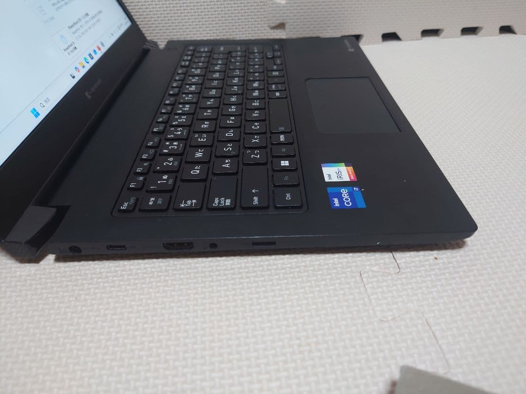 東芝Dynabook/i7-1165G7/16・512G/Office2021