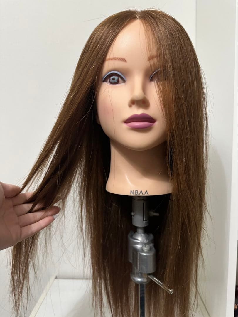 NBAA ウィッグ　ヘアセット　ブラウン アップウィッグ