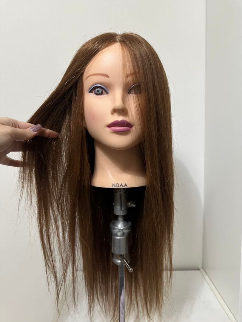 NBAA ウィッグ　ヘアセット　ブラウン アップウィッグ