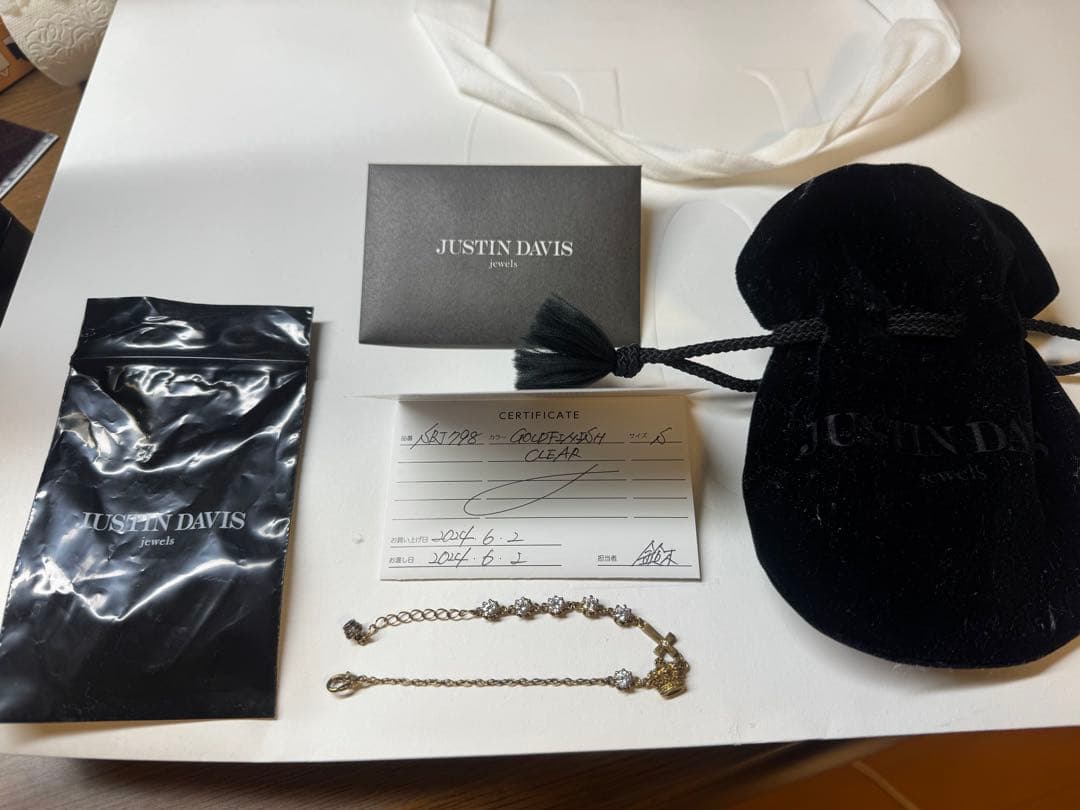 JUSTIN DAVIS ゴールドネックレス