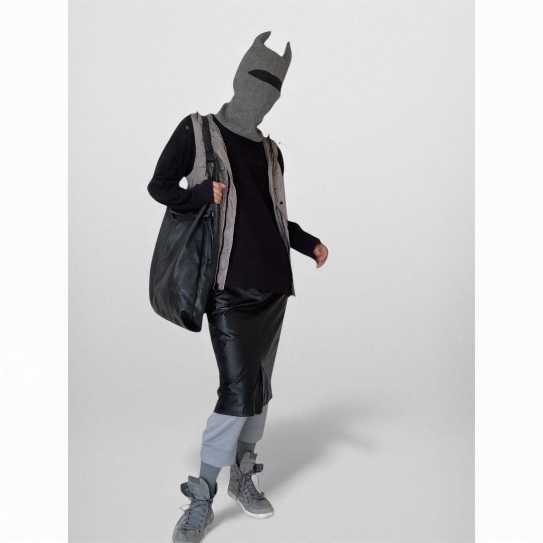 バッグ LARGE LEATHER SHOULDER TOTE BAG 572B