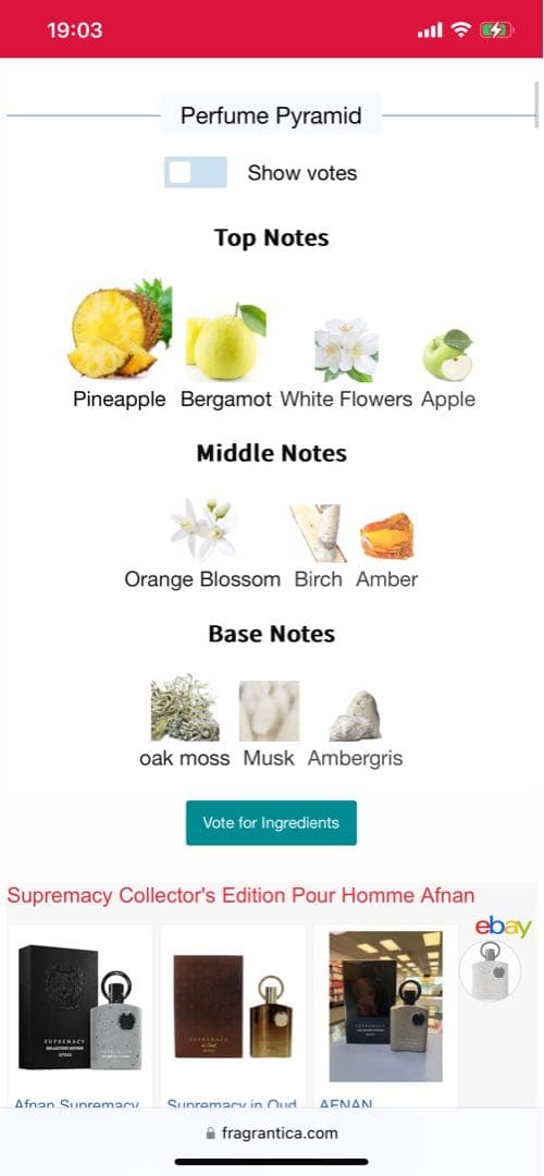 香水(男性用) Afnan Supremacy Collector's Edition