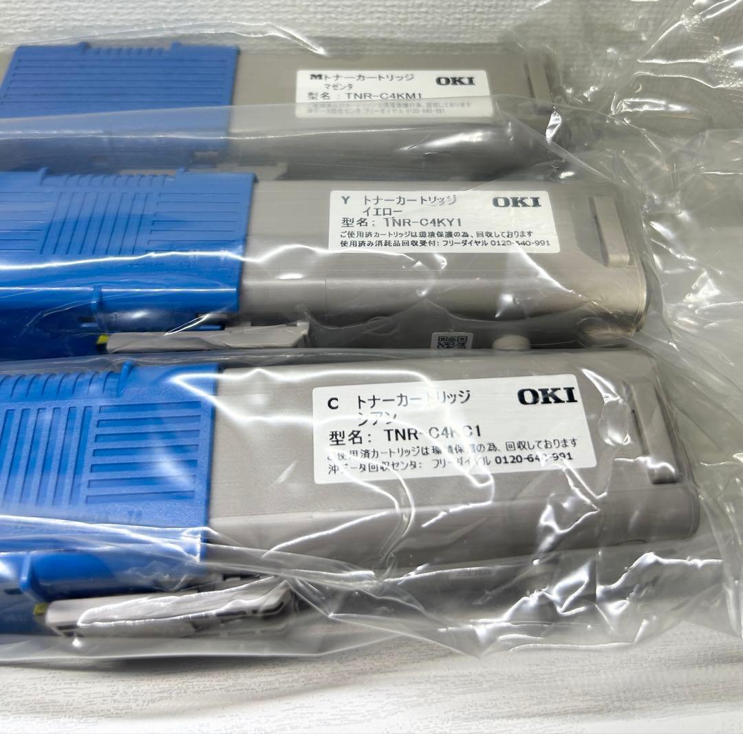 ☆新品未使用☆ OKI 沖 純正トナーカートリッジ TNR-C4K 3色