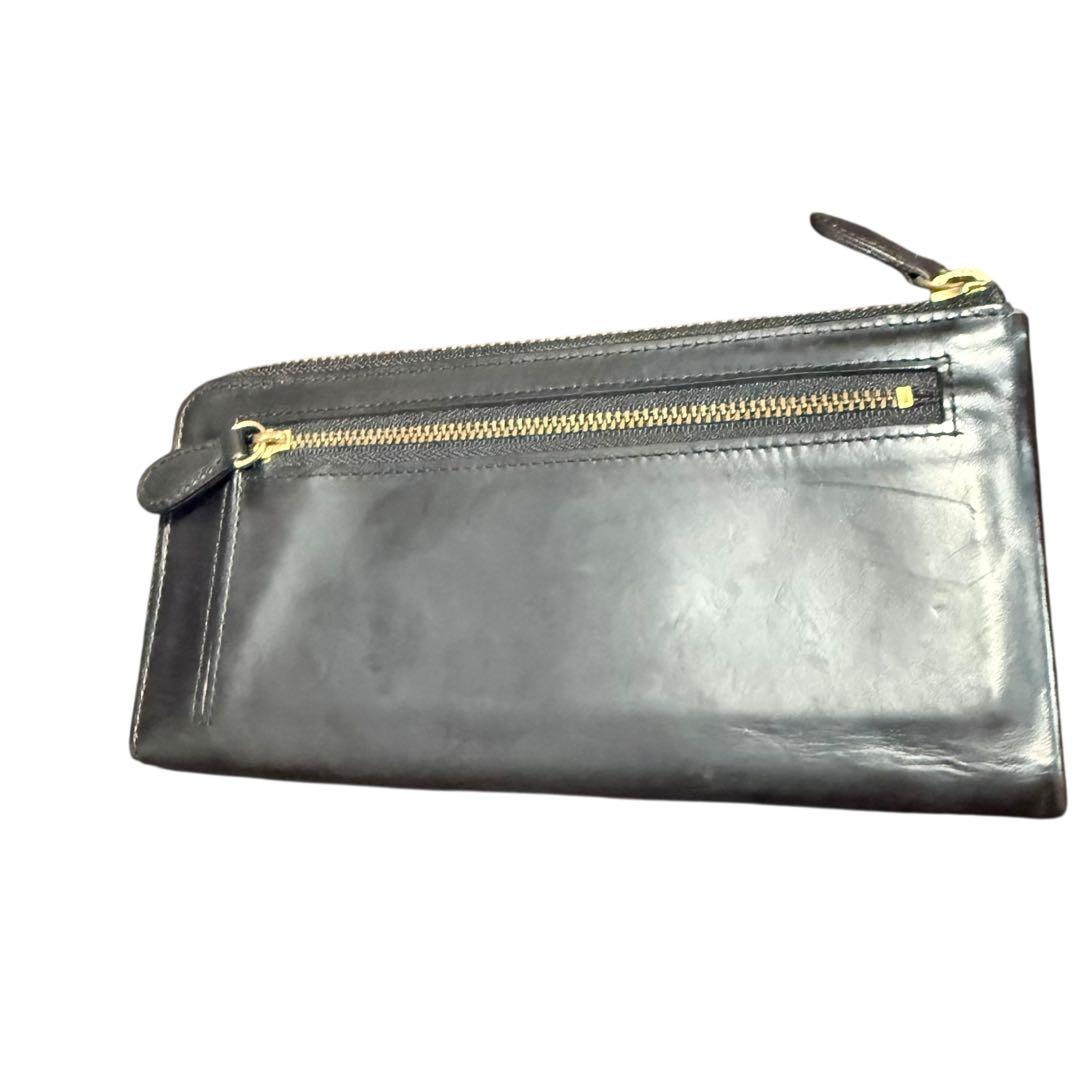 ganzo L字ファスナー　長財布　ガンゾ　ブラック