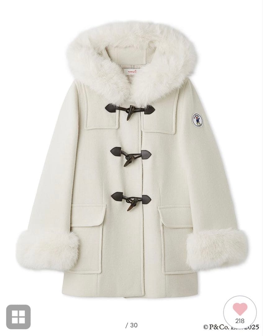 CELFORD ダッフルコート パディントン　ホワイト　完売品