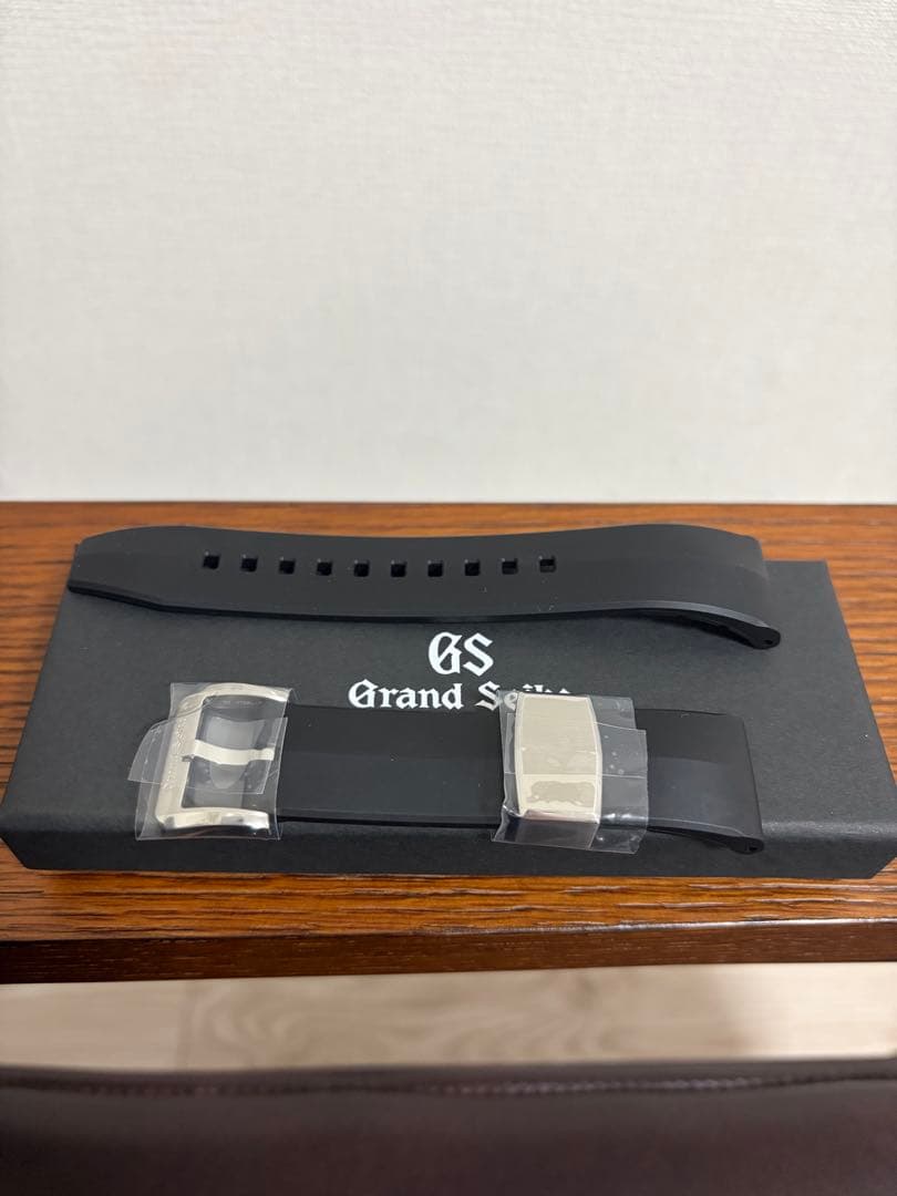 GrandSeikoグランドセイコー　純正ラバーストラップBlack22㎜