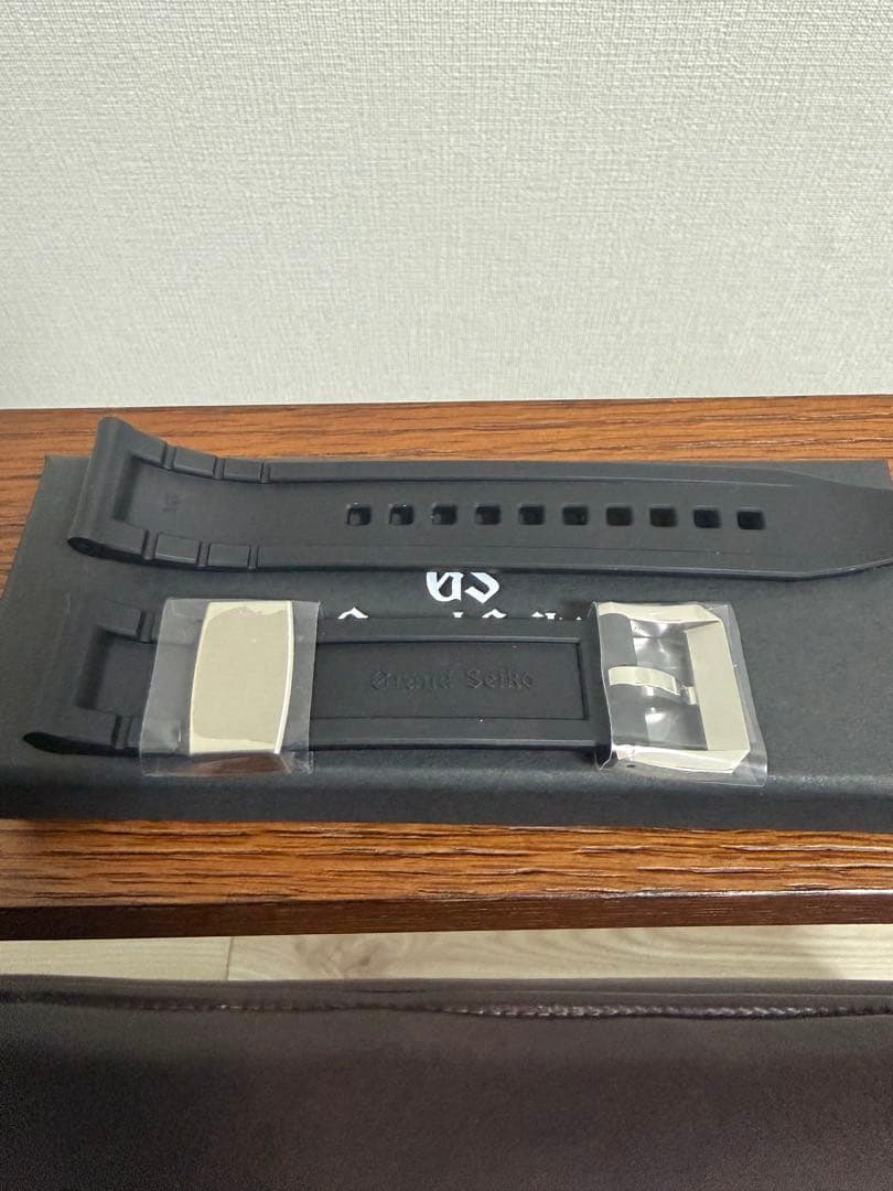 GrandSeikoグランドセイコー　純正ラバーストラップBlack22㎜